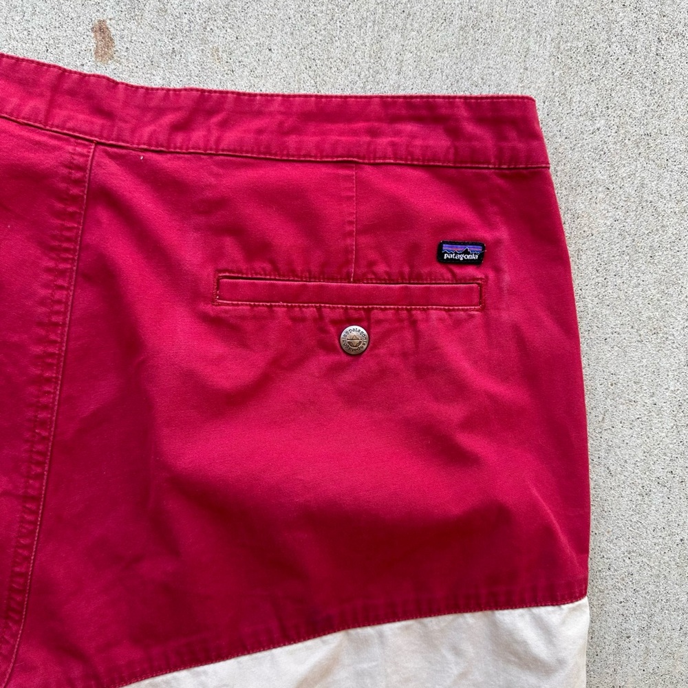 Vintage Patagonia Casual Short Men Size 35 90s Color Block Organic Cotton - Picture 8 of 8
